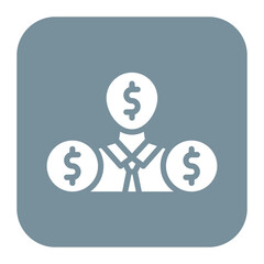Corrupt Businessman icon vector image. Can be used for Corruption.
