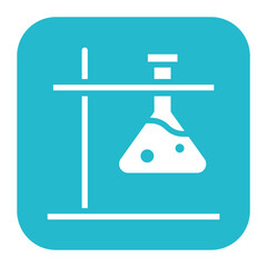 Erlenmeyer icon vector image. Can be used for Lab.