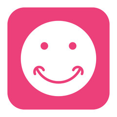 Smiling Face icon vector image. Can be used for Friendship.