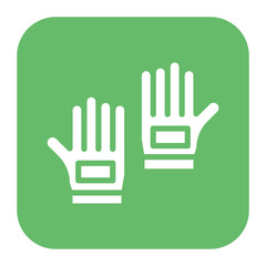 Rugby Gloves icon vector image. Can be used for Rugby.