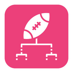 Rugby League icon vector image. Can be used for Rugby.