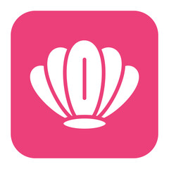 Clam icon vector image. Can be used for Ocean.
