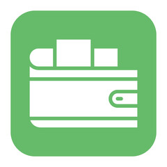 Wallet icon vector image. Can be used for Supermarket.