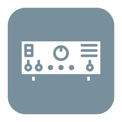 Amplifier icon vector image. Can be used for Instrument.
