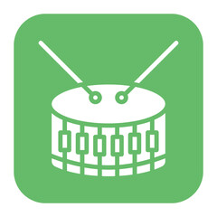 Percussion icon vector image. Can be used for Instrument.