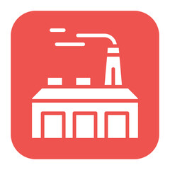 Industry icon vector image. Can be used for Manufacturing.
