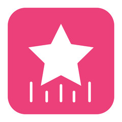 Star icon vector image. Can be used for Battery and Power.