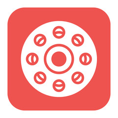 Bobbin icon vector image. Can be used for Art and Craft Supplies.