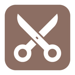 Scissor icon vector image. Can be used for Art and Craft Supplies.