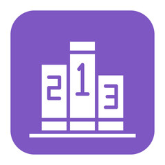 Ranks icon vector image. Can be used for Archery.