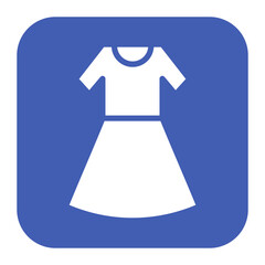 Woman Dress icon vector image. Can be used for Oktoberfest.