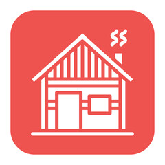 Wood Cabin icon vector image. Can be used for Oktoberfest.