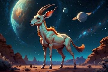 Antelope in space 