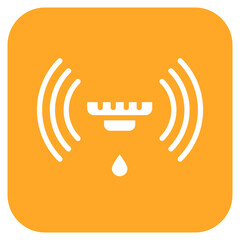 Smart Water Sensor icon vector image. Can be used for Biometrics.