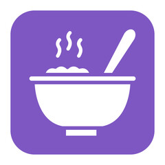 Food Bowl icon vector image. Can be used for Baby Shower.