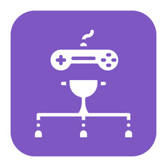 Gaming Tournaments icon vector image. Can be used for Bowling.