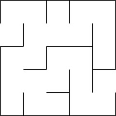 Square labyrinth