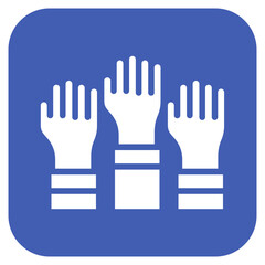 Hands icon vector image. Can be used for Volleyball.