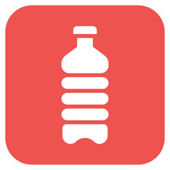 Water Bottle icon vector image. Can be used for Volleyball.