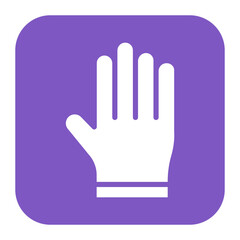 Gloves icon vector image. Can be used for Mettalurgy.