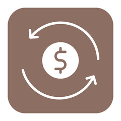 Dollar Exchange icon vector image. Can be used for Trading.