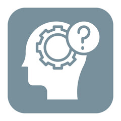 Dementia icon vector image. Can be used for Psychology.