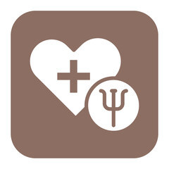 Obraz premium Health Psychology icon vector image. Can be used for Psychology.