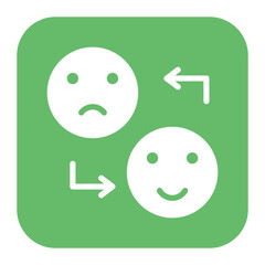 Mood Disorders icon vector image. Can be used for Psychology.