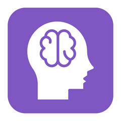 Neuropsychology icon vector image. Can be used for Psychology.