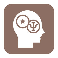 Popular Psychology icon vector image. Can be used for Psychology.