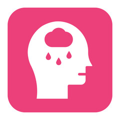 Psychotic Disorders icon vector image. Can be used for Psychology.