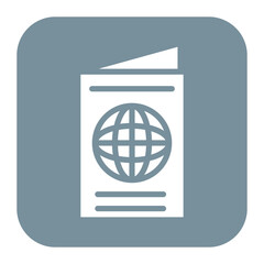 Passport icon vector image. Can be used for Adventure.