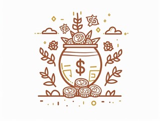 Obraz premium Fortune Favors the Bold