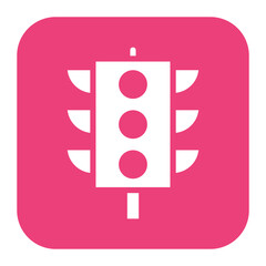 Traffic Signal icon vector image. Can be used for Railway.