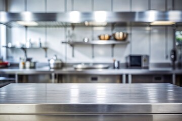 Wooden top with blurred empty office room background can be used for mocking up or display product to make advertising