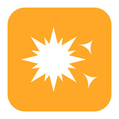 Sparkles icon vector image. Can be used for Carnival.