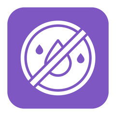 No Water icon vector image. Can be used for Homeless.