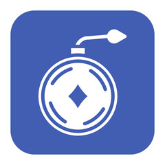 Bomb icon vector image. Can be used for Shooting.