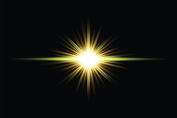 Fototapeta premium Abstract colorful lens flare Pack background
