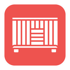 Playpen icon vector image. Can be used for Veterinary.