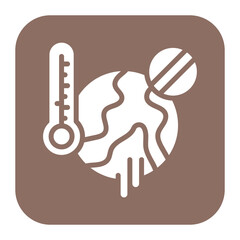 Stop Global Warming icon vector image. Can be used for Global Warming.