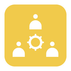 Company Meeting icon vector image. Can be used for Crisis Mangement.