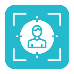 Focus On User icon vector image. Can be used for Crisis Mangement.