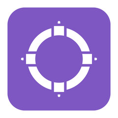 Life Preserver icon vector image. Can be used for Public Services.