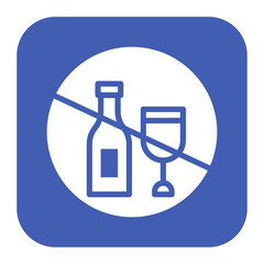 Sober icon vector image. Can be used for Addiction.