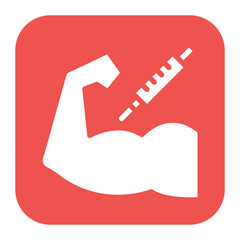 Steroids icon vector image. Can be used for Addiction.