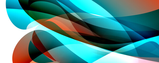 Abstract swirl design geometric concept. Vector Illustration For Wallpaper, Banner, Background, Card, Book Illustration, landing page