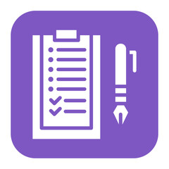 Summary List icon vector image. Can be used for Documents And Files.