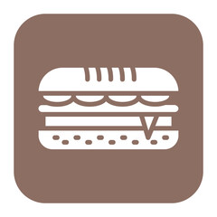 Sandwich icon vector image. Can be used for Bar.