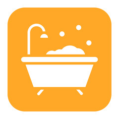 Baby bathtub icon vector image. Can be used for Maternity.